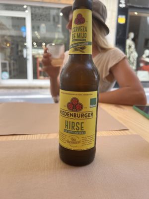 Gluten free beer   at Umami Good Food in Tenerife