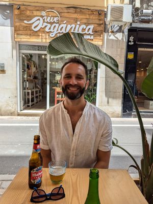 Shade from the sun 😂 at Umami Good Food in Tenerife