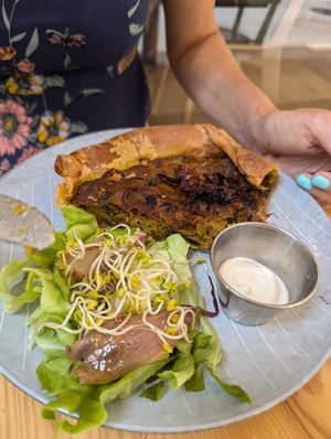 Mushroom "pie" at Umami Good Food in Tenerife