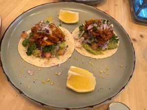 TACOS DE DELICIA PIBIL “PLANT-BASED” at Umami Good Food in Tenerife
