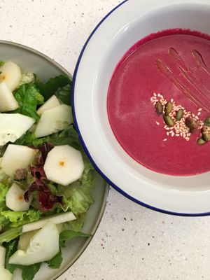 Crema fría de remolacha  at Umami Good Food in Tenerife