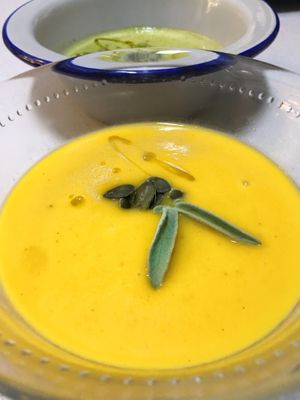 Crema de calabaza y Salvia  at Umami Good Food in Tenerife