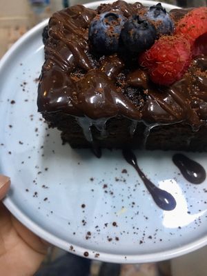 Brownie de tofu  at Umami Good Food in Tenerife