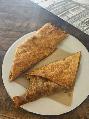 Filled woth mushroom and spinach. Less than 7lev at SunMoon - Solunska in Sofia