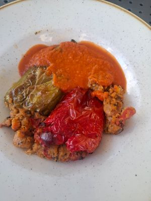 Stuffed peppers at SunMoon - Solunska in Sofia
