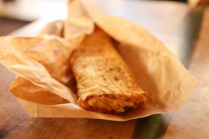 red lentil banitsa at SunMoon - Solunska in Sofia