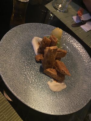 Japanese karaage jackfruit (vegan) at Kahuna in Newquay