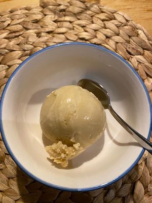 Vegan vanilla ice cream!   at Kahuna in Newquay