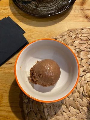 Vegan chocolate ice cream!   at Kahuna in Newquay