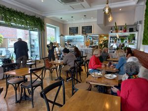 Inside at Eatwell in Beckenham