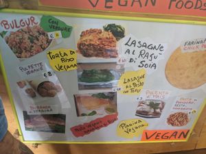 Vegan menu at Il Discovolo in Manarola