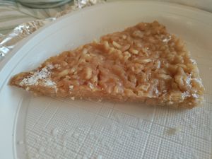 Local rice dessert at Il Discovolo in Manarola
