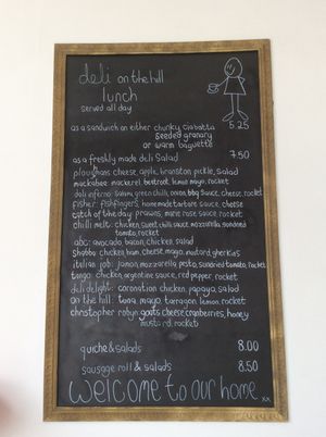 Plenty of great lunch options at deli on the hill in Tenerife