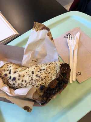 vegan wrap  at kastami'S in Vigo