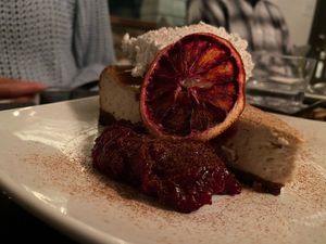 Cinnamon Cheesecake at Sage and Cinder in Mukilteo