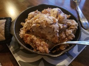 Apple crisp at Sage and Cinder in Mukilteo