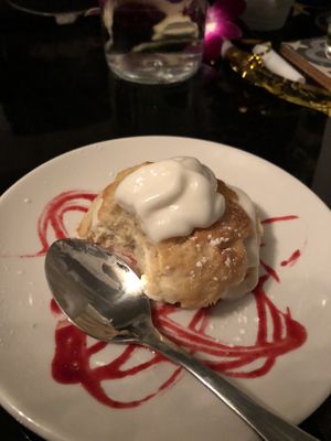 Biscuit from New Years dinner at Sage and Cinder in Mukilteo