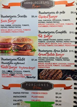 Menu 2 of 9, March 2023 (only sections with veggie options) at Shawarma Hot in Puerto Villamil