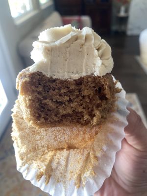 SO Good!!! Vegan Maple Latte - Highly Recommend. Wish I had another 🥲 #Veganuary at Angel Cakes in Oakland