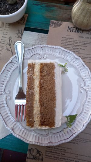 3 leches de coco at La Casa Organica in Santiago