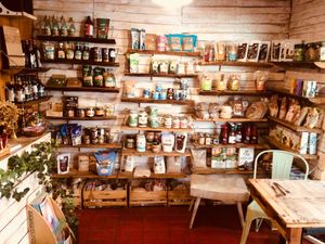 Awesome vegan and vegetarian shop at La Casa Organica in Santiago
