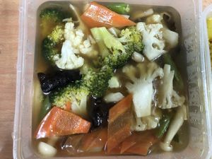 Luo han zai ordered through grab food  at Yuan Xiang Vegetarian Food 圆香素食 - Tampines in East Singapore