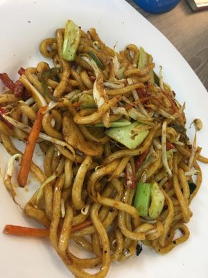 Fried Udon  at Yuan Xiang Vegetarian Food 圆香素食 - Tampines in East Singapore