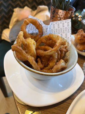 Onion rings  at All Bar One - Wimbledon in South West London
