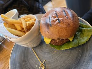 Plant based burger  at All Bar One - Wimbledon in South West London