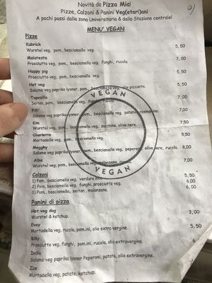   at Pizza Mia in Bologna