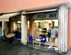 The venue  at Pizza Mia in Bologna