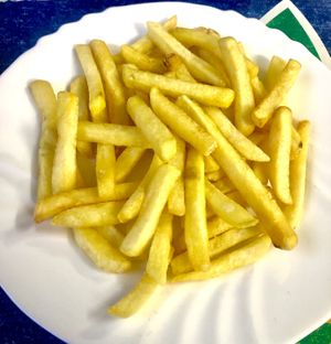 French fries  at Pizza Mia in Bologna
