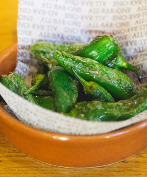 Padron peppers at All Bar One - George St in Edinburgh