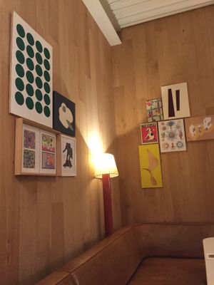 Nice art! at Bills in Fukuoka