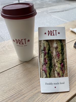   at Pret A Manger - 7th & 52nd in New York City