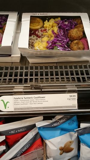 Easy vegan lables  at Pret A Manger - UPenn Wharton in Philadelphia