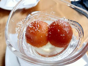 Gulab jamun at Delhi Darbar in Tenerife