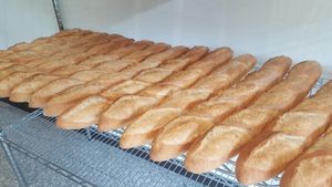 vegan baguette at Lumiere in Zhubei