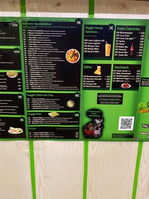 A lot of Indian dishes  at Veggie House in Bremen