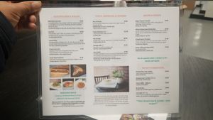 Menu! at Mathilda's in Oshawa