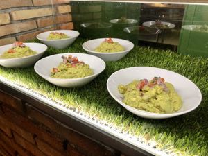 guacamole served with tortillas   at The Veggie Carmen in Santiago De Compostela