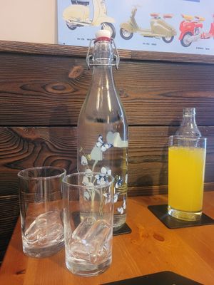 Water and Fanta at Torna a Surriento in Bangor