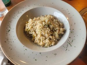 Risotto algi Asparagi at Torna a Surriento in Bangor