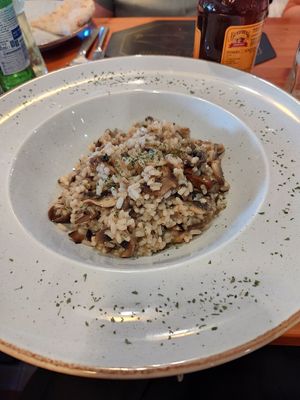 Risotto ai funghi at Torna a Surriento in Bangor