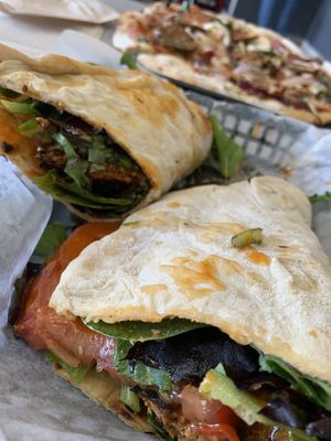 Buffalo chicken sandwich  at Alternative Plate in Lake Como