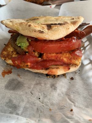 Vegan pork roll, sausage, bacon, avocado, etc etc etc. WOW!! at Alternative Plate in Lake Como