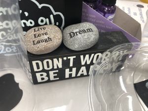 Live Love laugh dream don’t worry be happy 😃   at Lulu's Empowering Goods in Lindenhurst