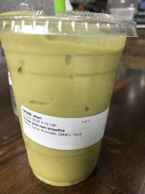 Avocado celery juice   at Lulu's Empowering Goods in Lindenhurst