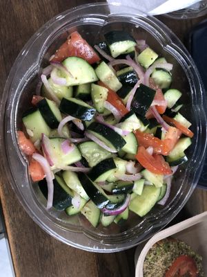 Cucumber salad   at Lulu's Empowering Goods in Lindenhurst