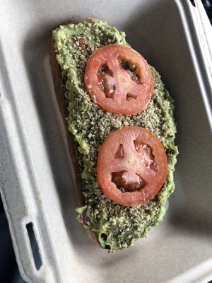 Avocado toast   at Lulu's Empowering Goods in Lindenhurst